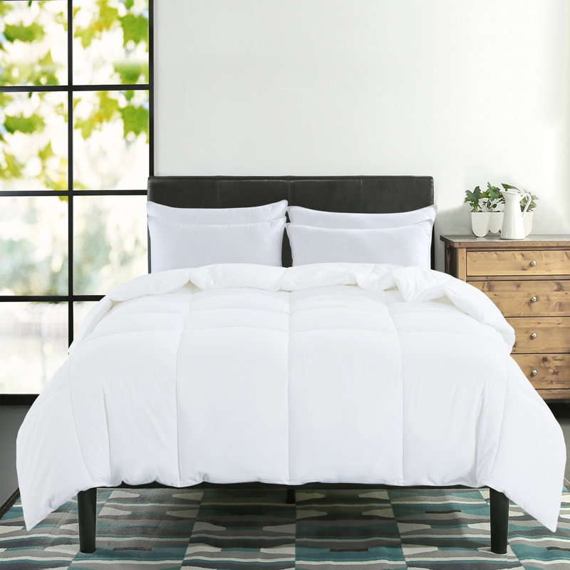 Édredon en duvet synthétique toutes saisons en laine et molleton Collection Fleece & Feather, King