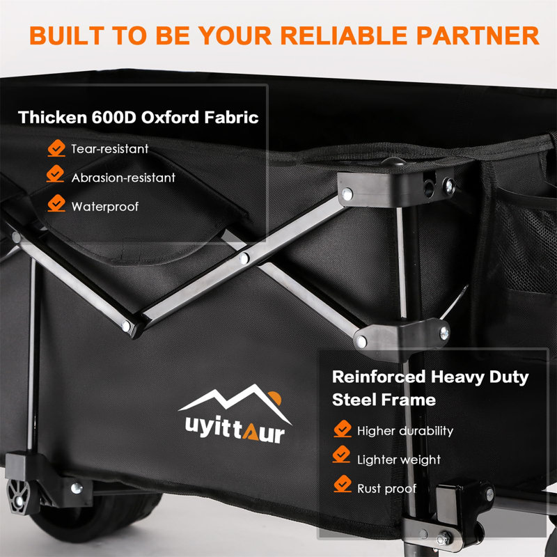 Heavy Duty Folding Wagon Garden Carts