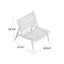 Chaise d'appoint à dossier tissé Kazbah-1960587202