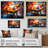 Impression sur toile Billard Vibrant Break I-91498781-91498774