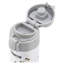 Bouteille Dinos, 350 ml, acier inoxydable, blanc-gris