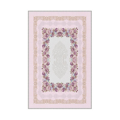 Premium Hall Carpet, 2.6 x 4.9 Feet, 100% Polyester, 650 gr/m² | Antibacterial, Non-Slip PVC Dot Underside, 0.3 in Pile Height | Machine Washable, 3D Digital Print, Durable & Stylish for Home Décor