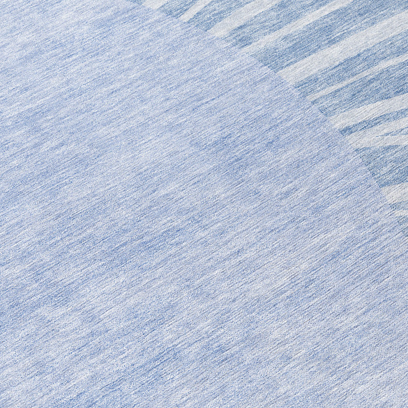 Washable Abstract Indoor / Outdoor Rug, Rectangle 9' x 12'
