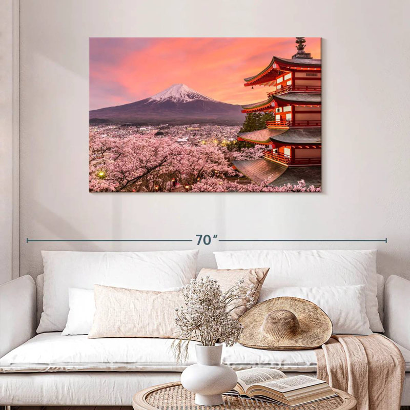 Pagode Kavia Mount Fuji, H 30 po x l 45 po