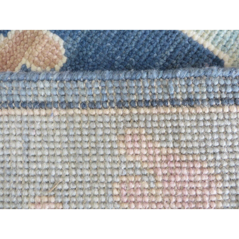 Tapis bleu denim unique de 6 pi x 9 pi 3 po