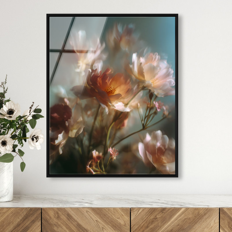 Mystic Meadow Print, 31"H x 25"W, Black Floater Frame