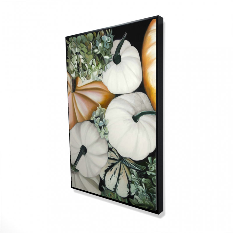 Fall Pumpkins Print On Canvas