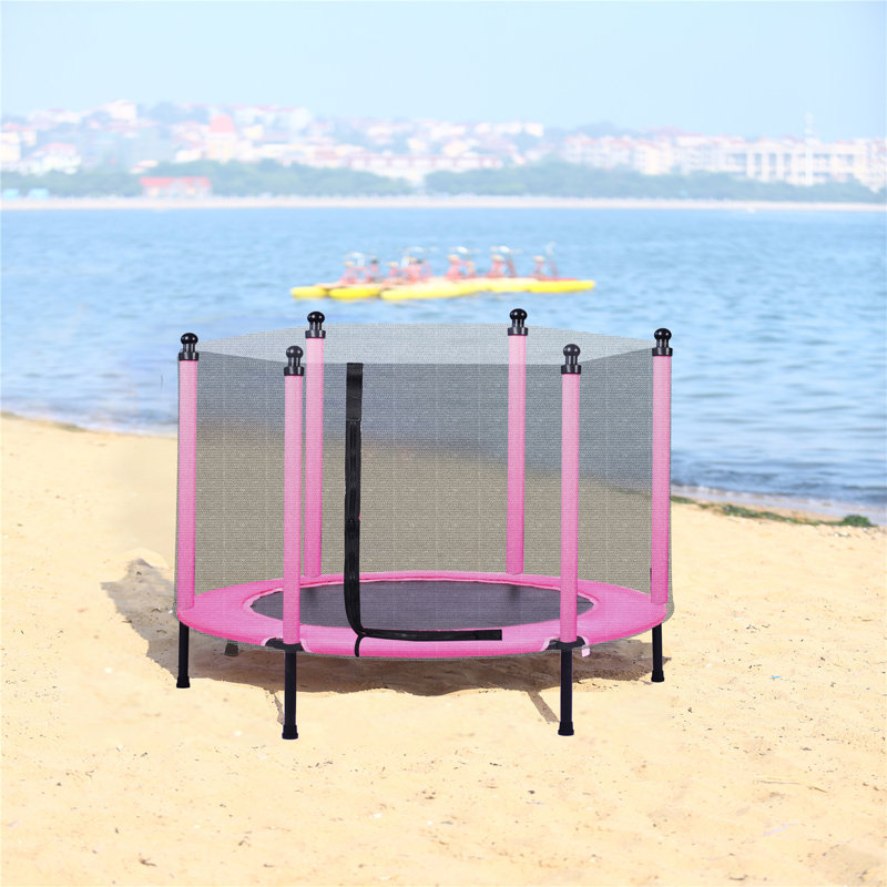Trampoline pour enfant rond 4 pi UD, Rose