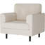 Fauteuil d'appoint avec accoudoirs de 38 po de largeur, fauteuil de lecture rembourré en lin pour le salon et le bureau-434068911