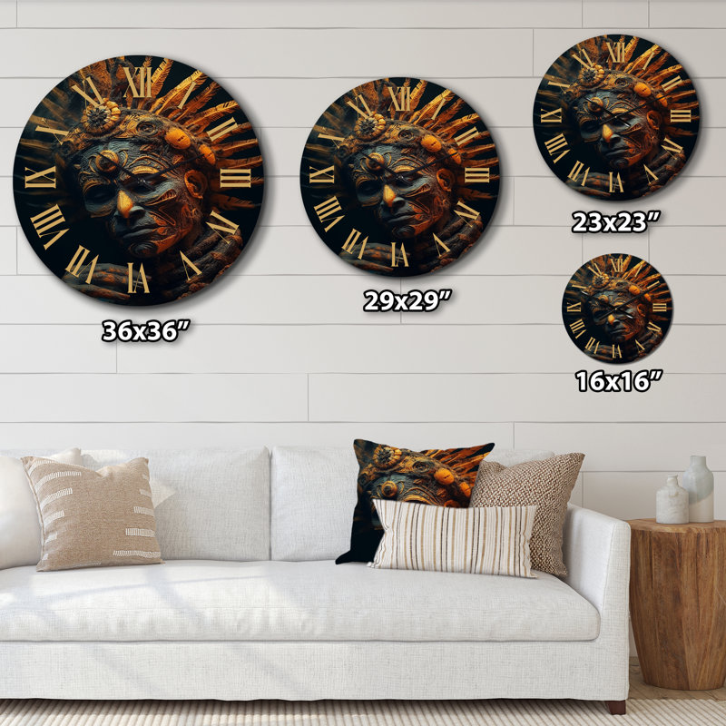 Horloge murale Majestic Glam Shaman, Petit