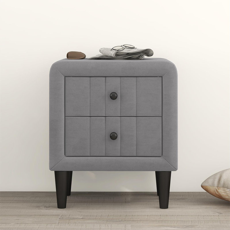 Table de chevet Conistanze, gris