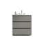 Meuble-lavabo de 30 po de couleur grise - Vaste espace de tiroir, fonctionnement silencieux, lavabo silencieux à mouvement tendance, espace spacieux-1567828829-1567828828