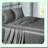 Luxury Grey Silky Soft Twin Bed Sheet Set - Deep Pocket Fitted Sheet, Flat Sheet, Pillowcases - Premium Quality Bedding for Ultimate Comfort