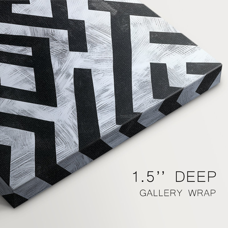 Abstract Series 1 # XXVII-Gallery, toile tendue, H 24 po x l 48 po