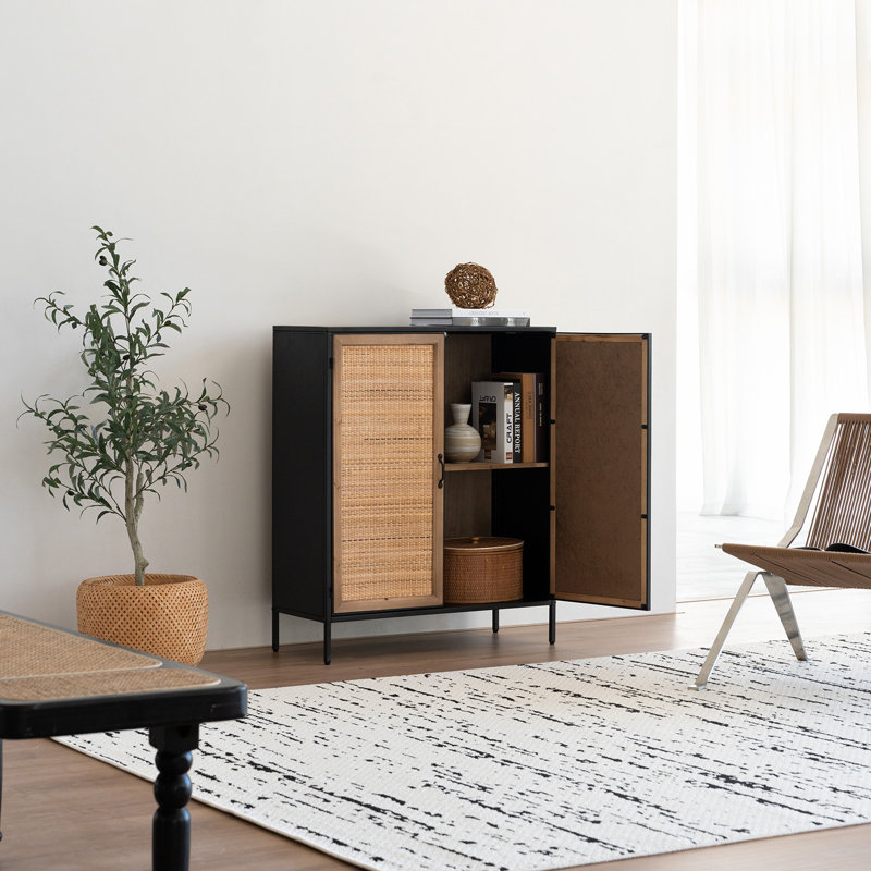 2 - Door Rectangle Accent Cabinet