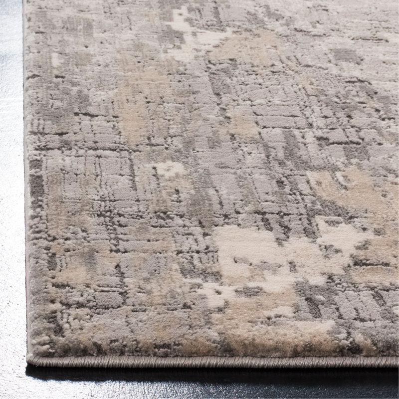 Edvin Performance Abstract Rug, Rectangle 5'3" x 7'6"