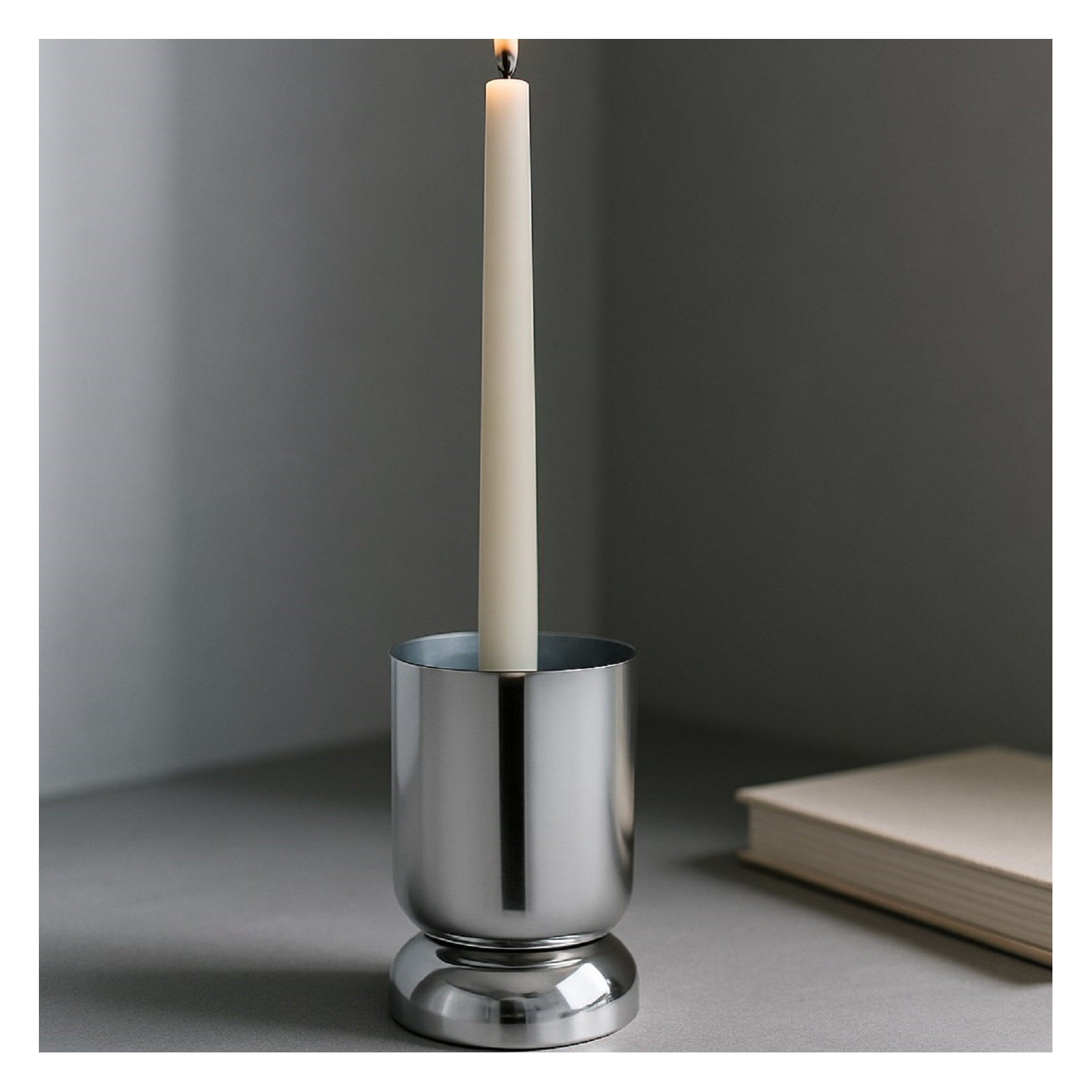 Iron Candle Holder Tall