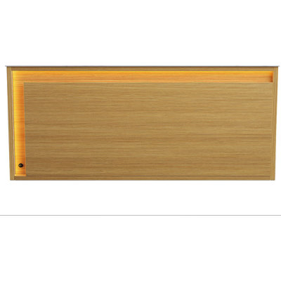 Armoire murale NYAH 36 po avec tiroir, sans comptoir ni lavabo, sans robinet ni drain, couleur grain de bois clair