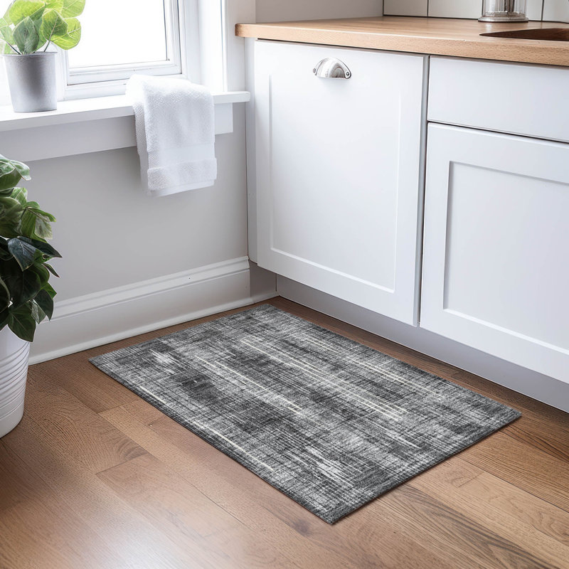 Tapis intérieur / extérieur mâle avec envers antidérapant, Rectangle 1 pi 8 po x 2 pi 6 po