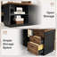 Bureau de direction en L avec tiroirs-954856584