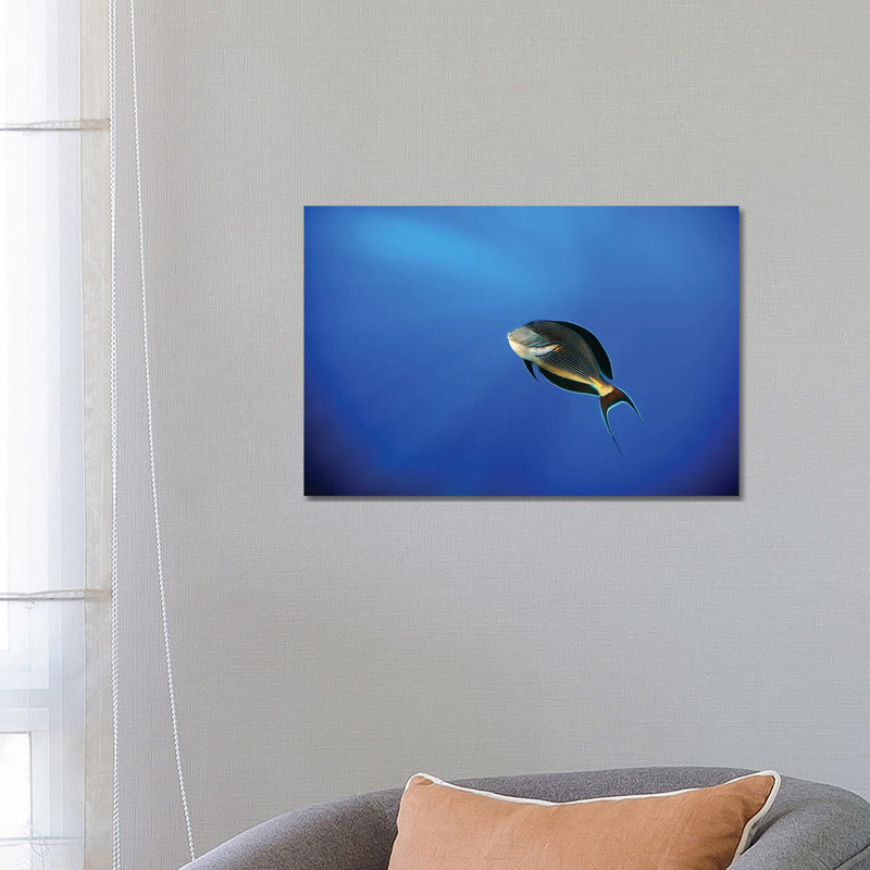 Blu 1 Piece Wrapped Canvas Painting, 66.04 cm H x 45.72 cm W x 3.175 cm D