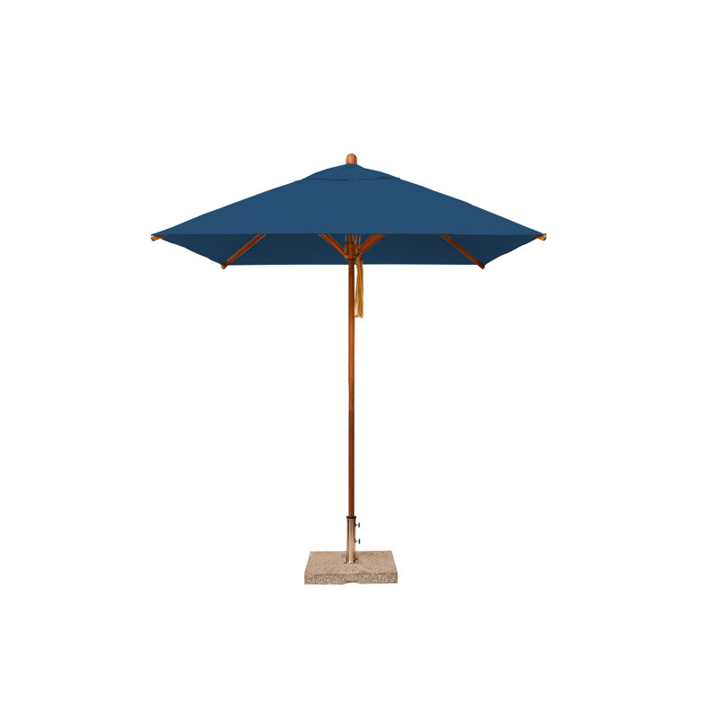 Levante Square Market Umbrella, Blue, 84" W x 84" D