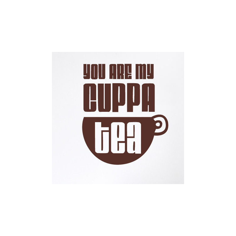 Wall Decal, Brown, Large