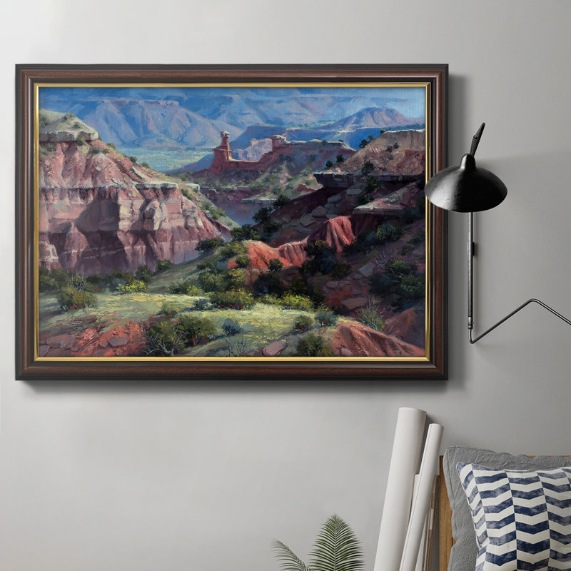 Toile encadrée classique de qualité supérieure Palo Duro - prête à être accrochée, H 18 po x l 27 po x P 1 po