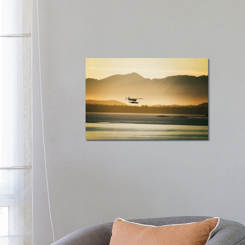 Hydravion par Michelee Scott - photographie sur toile tendue, H 18 po x l 26 po x P 1,5 po
