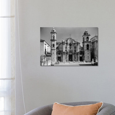 1930s-1940s Columbus Cathedral Built In 1777 Havana Cuba - Wrapped Canvas Print