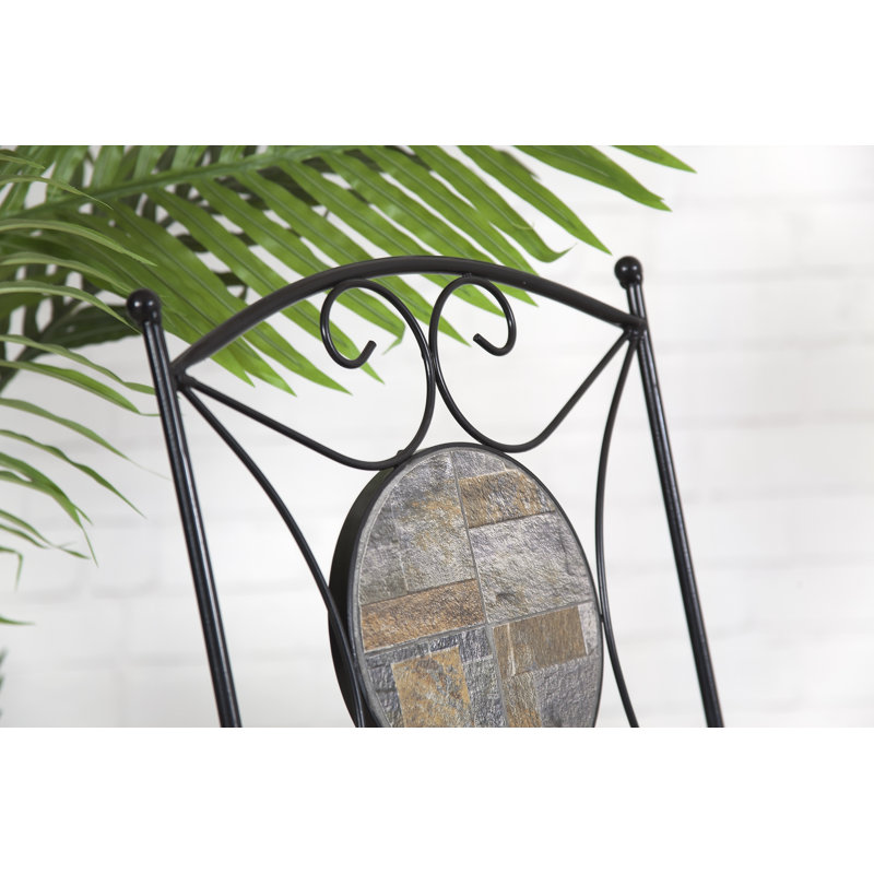 Round 3 - Piece 2 - Person 60Cm L Outdoor Bistro Set