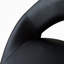 Chaise roulante rembourrée en mousse avec hauteur réglable, 5, noir pour roulettes en similicuir confortables pour une journée de travail, cadres professionnels