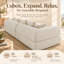 Canapé modulaire 104 po Cloud-2109215554
