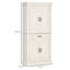 Garde-manger autoportant de 71 po avec 4 portes et 2 grandes armoires, armoire de rangement haute avec tiroir large pour la salle à manger-1085603666