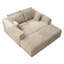 Canapé modulaire 133,2 po avec 2 coussins décoratifs de salon 133,2 po-1506865105