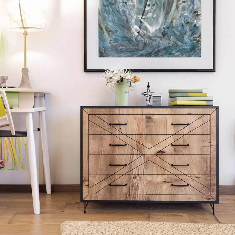 Commode d'appoint en métal Chauntel