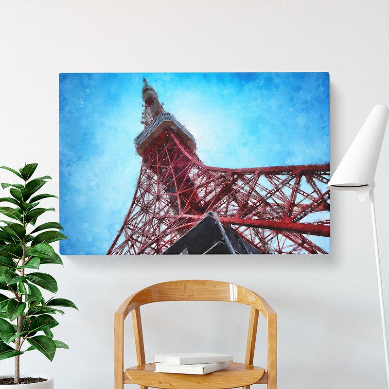 The Tokyo Tower - Wrapped Canvas, 35cm H x 50cm W x 3cm D