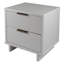 Table de chevet blanche 18 po Granville (2 tiroirs)-1765555685