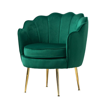 Elanora Velvet Barrel Chair