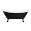 Baignoire de trempage autoportante en acrylique de 59 po x 30 po Daphne-37990159-43118916