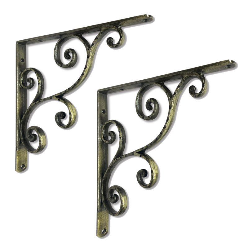 Support de tablette rustique Jeffersonville, Laiton antique