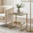 Ellesmere Glass Top End Table