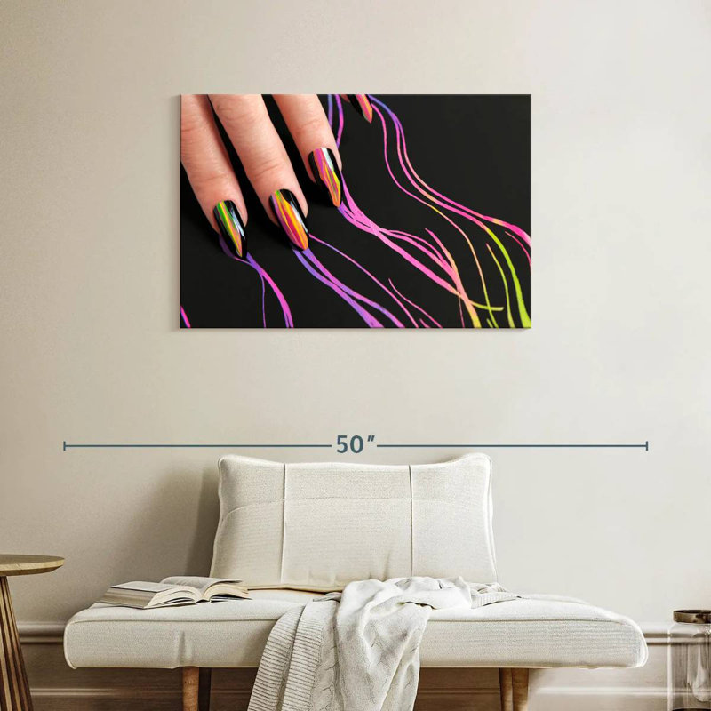 Shuttleworth Modern Multichrome Nails, 24" H x 36" W