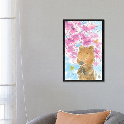 Cherry Blossom Quokka by Martin Hsu - Painting on Canvas