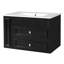 Meuble-lavabo mural avec tiroirs et tablettes-226523542