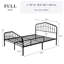 Verena Metal Platform Spindle Bed, No Box Spring Needed-1075555272