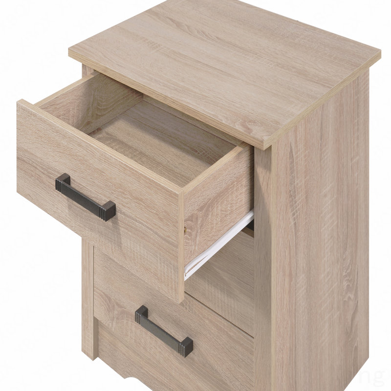 Table de chevet contemporaine en bois