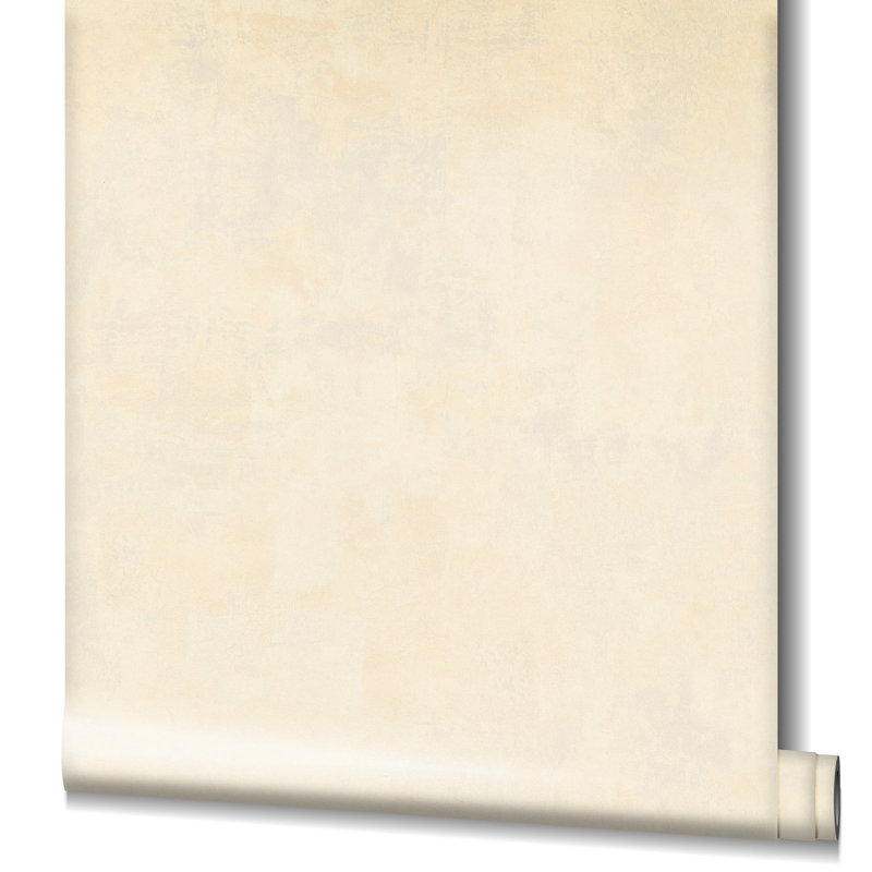 Earth Collection Smooth Mottle Effect Wallpaper Roll, Cream