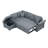 Versatile L-Shape Sleeper Sectional Sofa With Storage Ottoman And USB Charging For Modern Living Spaces