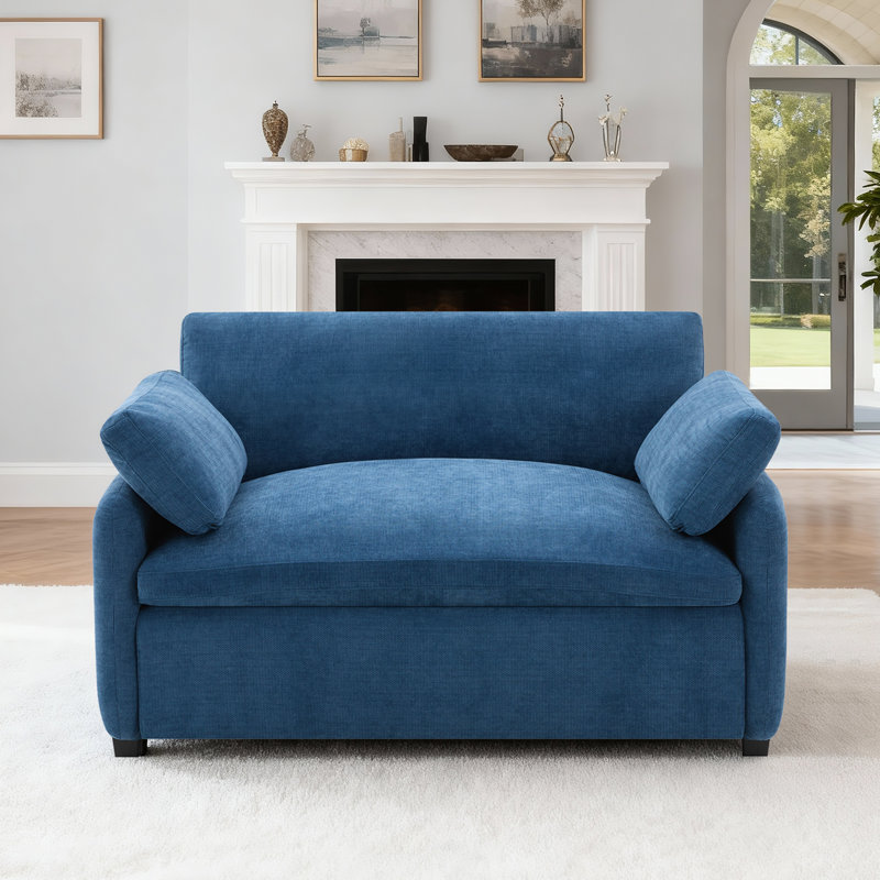 Fauteuil d'appoint 50 po, Bleu